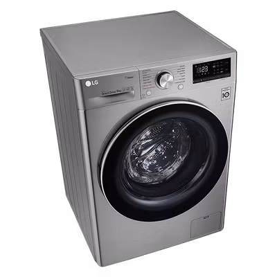 LG 9.00 Kg F4V5VYP2T Front Loading Washing Machine Silver