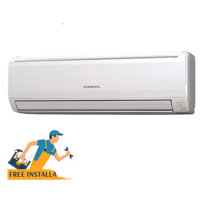General 1.5 Ton ASGA18AET/ABC-W 18000BTU Wall Air Conditioner (ID)