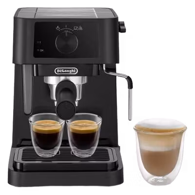De'Longhi 1.80 Ltr Stilosa EC230.BK Manual Espresso Coffee Maker