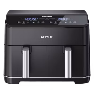 Sharp KF-DF80RT-K3 8.0L Double Basket Air Fryer