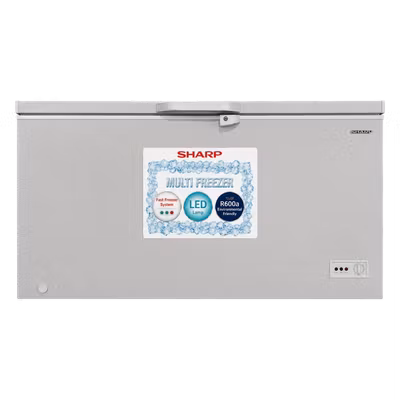 Sharp 435 Ltr (Net) 510 Ltr (Gross) SJC528-GY Chest Freezer