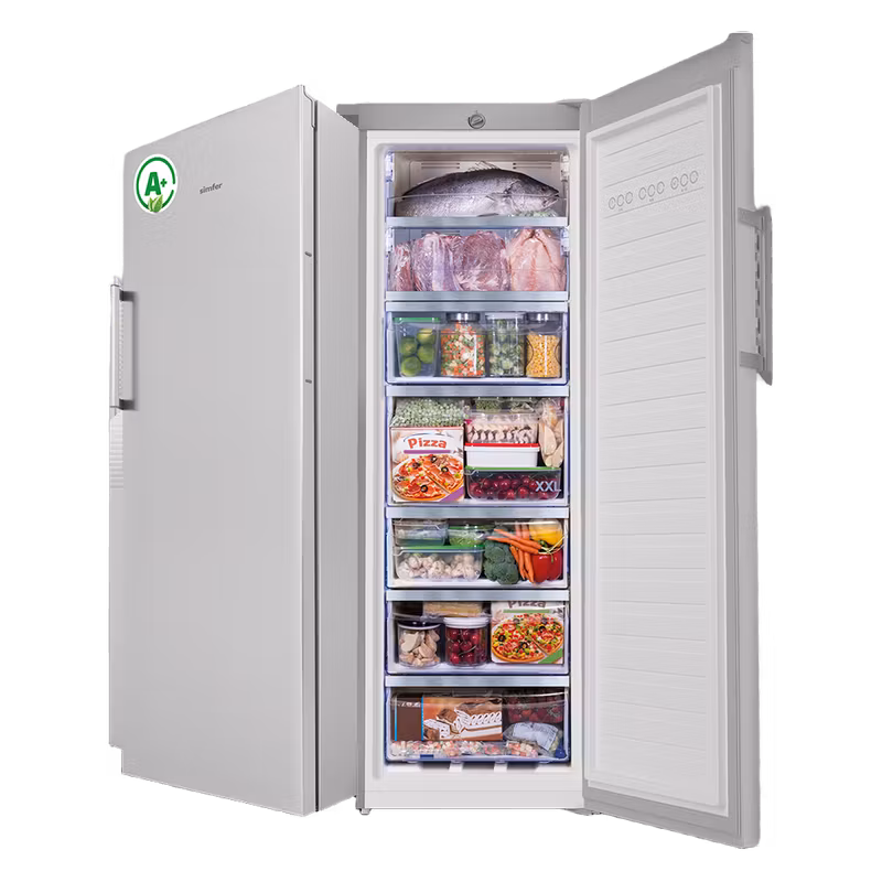 Simfer 290 Ltr FS7305NF-A+S Upright Freezer