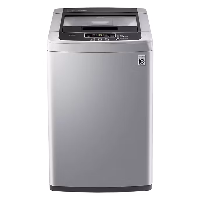 LG 8.00 Kg T8585NDHV Top Loading Washing Machine Silver
