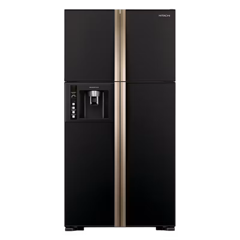 Hitachi 580 Ltr R-W720PUC1-GBK Four Door Refrigerator