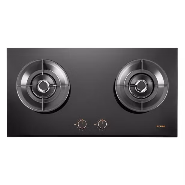 Fotile GEG86219 2 Burner LPG Tempered Glass Gas Hob