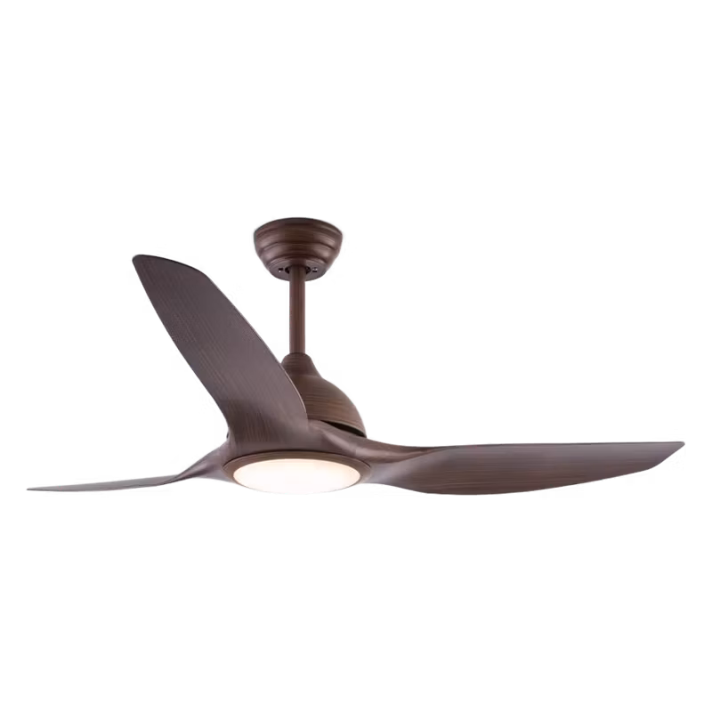 Tulip 52 Inch Aero Series Elite Wood/Silk Ceiling Fan With Remote Control