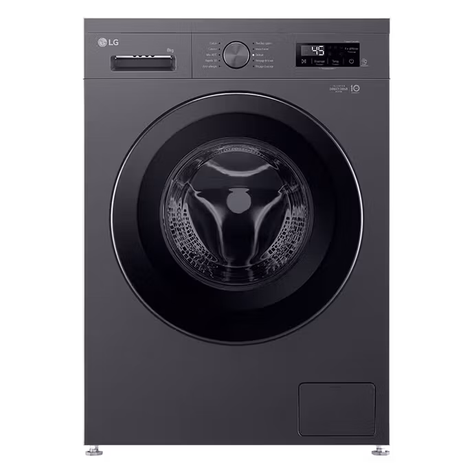 LG 9.00 Kg F2Y1VYP6JP Front Loading Washing Machine Silver